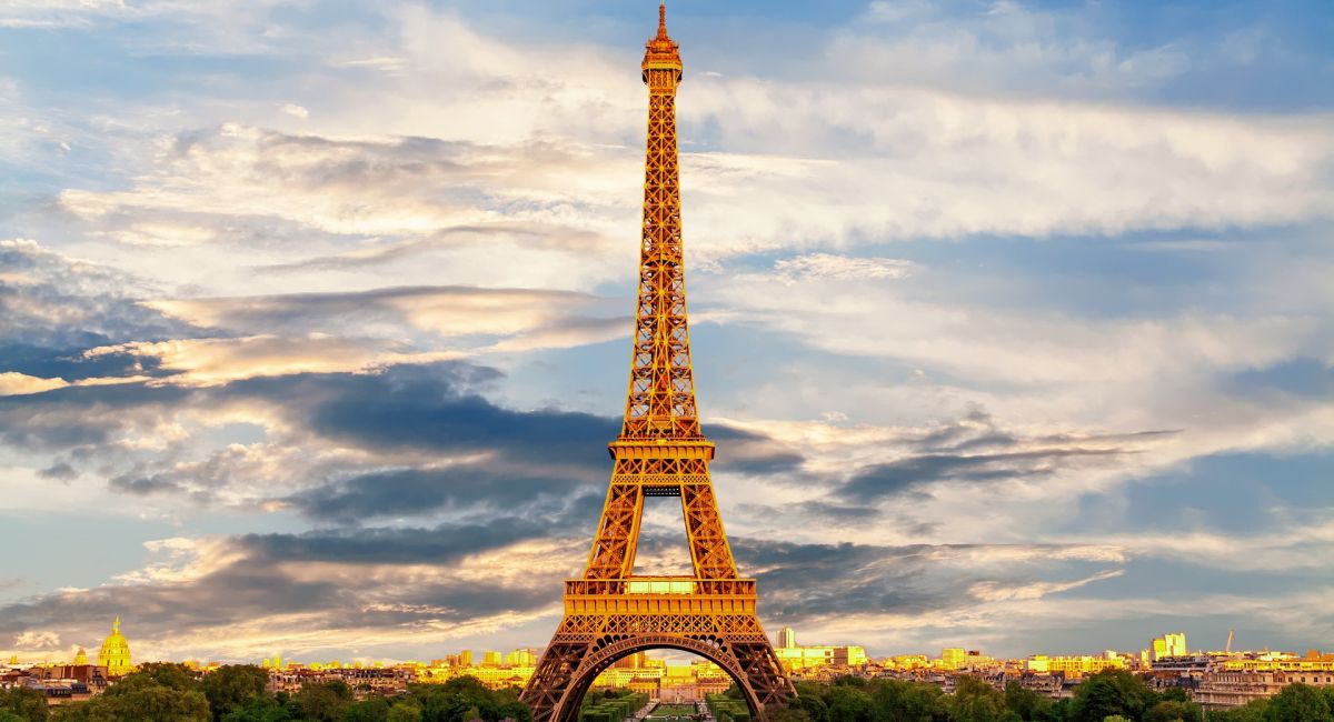 Эйфелева Башня Париж Франция Путешествие Башня